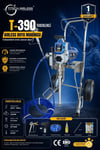 T-390 Elektrikli Airless Boya Makinası Tekerlekli (Kartsız)