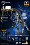 T-490 Elektrikli Airless Boya Makinası (Kartsız)-Mavi