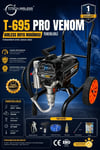 T-695 PRO VENOM Elektrikli Airless Boya Makinası - Dijital