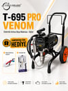 T-695 PRO VENOM Elektrikli Airless Boya Makinası - Dijital