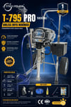 T-795 PRO Elektrikli Airless Boya Makinası-Dijital