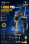 T-8900 PRO Elektrikli Airless Boya Makinası-Dijital