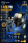 T-970 PRO Benzinli Hidrolik Boya Makinası (Kartsız)