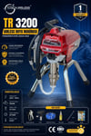 TR-3200 Elektrikli Airless Boya Makinası - Dijital