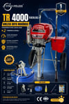 TR-4000 Elektrikli Airless Boya Makinası - Dijital