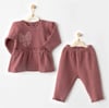 Andywawa Kız Bebek 2'li Takım Bordo AC26204