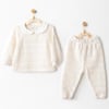 Andywawa Unisex Bebek 2'li Takım Ekru AC26138