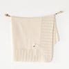Andywawa Unisex Bebek Triko Battaniye Ekru AC24329