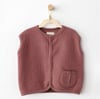 Andywawa Unisex Bebek Yelek Bordo AC26201