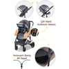 Baby Care BC-440 Colarado Chrome Travel Sistem Bebek Arabası Siyah
