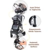 Baby Care BC-440 Colarado Chrome Travel Sistem Bebek Arabası Siyah