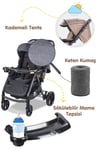 Baby Care BC-500 Combo Bebek Arabası Siyah