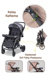 Baby Care BC-500 Combo Bebek Arabası Siyah