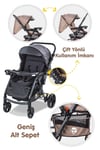 Baby Care BC-500 Combo Bebek Arabası Siyah
