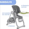 Chicco Polly Magic Relax Mama Sandalyesi Grey Melange