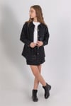 DMB Kız Çocuk Kot Gömlek Füme M0569