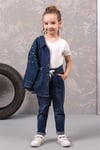 DMB Kız Çocuk Kot Pantolon Lacivert M0300