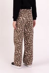DMB Kız Çocuk Leopar Baskılı Pantolon Bej M0630