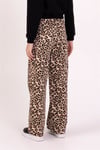 DMB Kız Çocuk Leopar Baskılı Pantolon Bej M0630