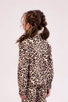DMB Kız Çocuk Leopar Desenli Ceket Bej M0514