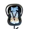 Jadeer 5'li Babynest Yıldızlı Gri 0124