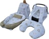Jadeer Pike Kumaş 5'li BabyNest Kahve P145