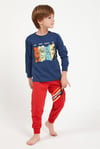 Looney Tunes Erkek Çocuk Pijama Takımı Koyu İndigo L1511-3