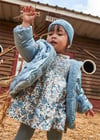 Mayoral Kız Bebek Desenli Elbise Blue Bell 2909