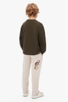 NK Kids Çocuk Pantolon Krem-Kahve 8-14 Yaş 69302