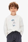 NK Kids Erkek Çocuk Graffiti Badi Ekru-Mint 49505