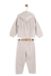 NK Kids Kız Bebek Krokan Takım Vizon 1-4 Yaş 19600
