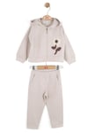 NK Kids Kız Bebek Krokan Takım Vizon 1-4 Yaş 19600