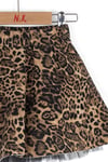 NK Kids Kız Bebek Leopar Etek Kahverengi 59613
