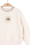 NK Kids Kız Bebek Nancy Sweat 1-4 Yaş Krem 39609