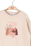 NK Kids Kız Bebek Sweat Krem 37633