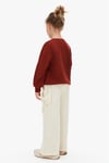 NK Kids Kız Çocuk Fiyonklu Pantolon Krem 4-8 Yaş 59515