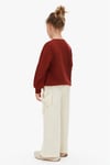 NK Kids Kız Çocuk Fiyonklu Pantolon Krem 4-8 Yaş 59515