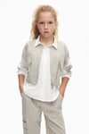 Nk Kids Kız Çocuk Gömlek Gri 38308