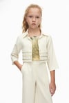 Nk Kids Kız Çocuk Gömlek Krem 38316