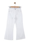 NK Kids Kız Çocuk İspanyol Pantolon Beyaz 58711