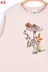 NK Kids Kız Çocuk Mantar Sweat Krem 35613