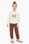 NK Kids KIZ Çocuk Pantolon Kahverengi 59523