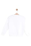 NK Kids Kız Çocuk Sweat Ekru-Gri 4-8 Yaş 39530