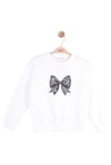 NK Kids Kız Çocuk Sweat Ekru-Gri 4-8 Yaş 39530