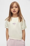 NK Kids Kız Çocuk Yazlık Tişört Ekru 38569