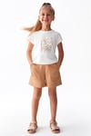 NK Kids Kız Melem Şort Camel 56521
