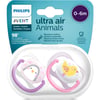 Philips Avent Ultra Air Animals 2'li Emzik Kız 0-6 Ay SCF080/06
