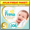 Prima Premium Care Junior Aylık Fırsat Paketi 5 Beden 108 Adet