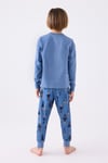 RolyPoly Erkek Çocuk Gezegen Baskılı Pijama Takımı Mavi RP3443-2