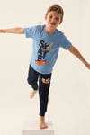 RolyPoly Erkek Çocuk Pijama Takımı İndigo RP3354-2
